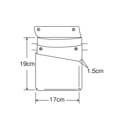 ポーチ ブラック ソフト合皮 CL−03