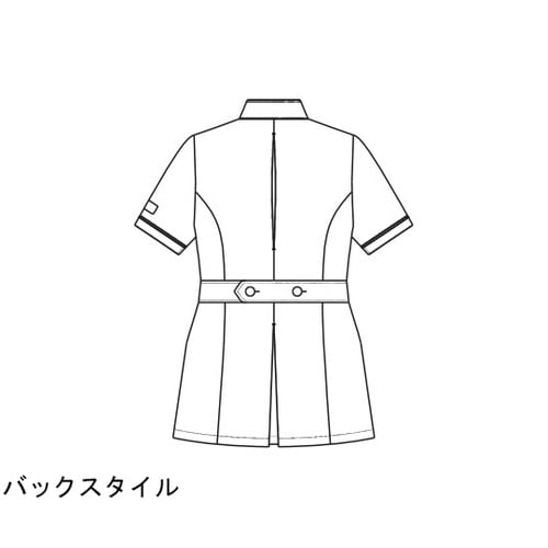 チュニック オフホワイト L ストレッチ