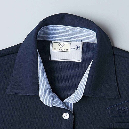 レディスニットシャツ パープル LL(身