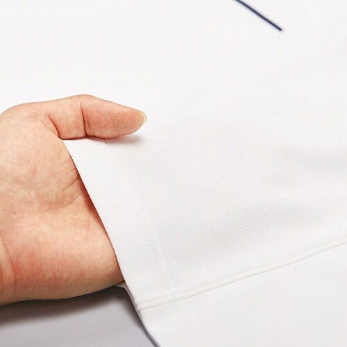 レディスニットシャツ ネイビー M(身丈