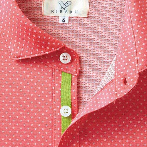 ニットシャツ ネイビー LL(身丈74c