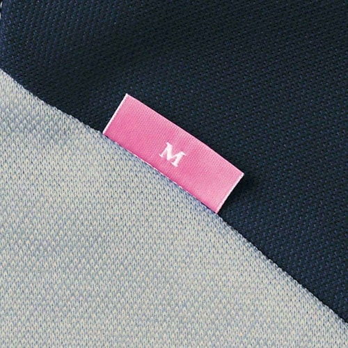 前開きシャツ ネイビー×シルバーモク L