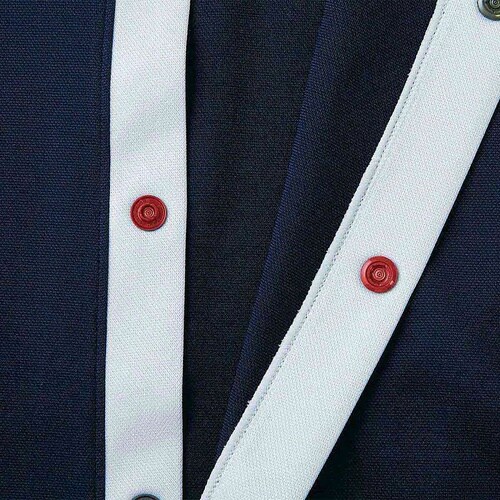 前開きシャツ ボトルグリーン LL(身丈