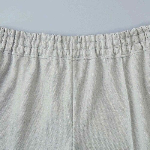 ストレートパンツ シルバーモク L(股下