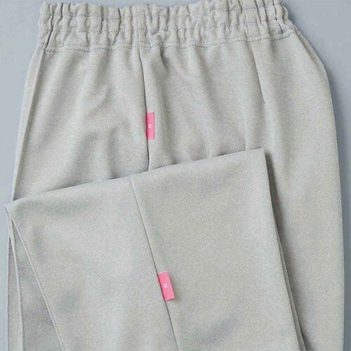 フライス付パンツ シルバーモク L(股下