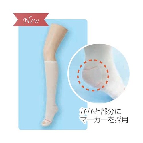 弾性ストッキングT 膝下ガセットトウ(ハ