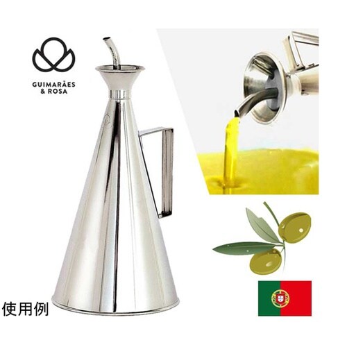 ステンレス製オリーブオイル専用ボトル 5