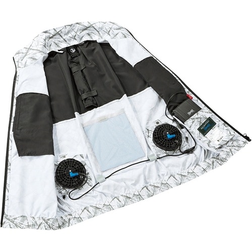 空調服半袖ブルゾン シルバ−カモフラ 5