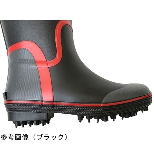 スパイクゴム長靴 グリーン 27.0cm