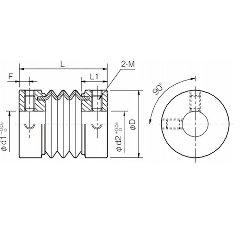 ベローフレックスカップリング CHP C