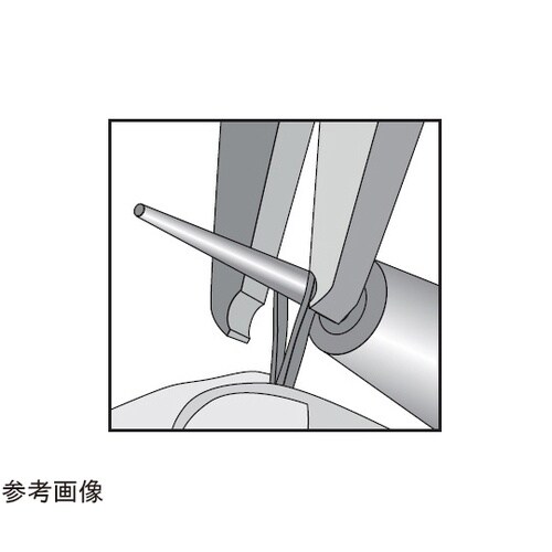 角柄ヤットコ #0 No.48320