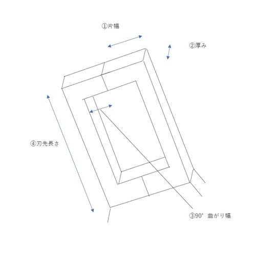 角柄妻折ヤットコ 小 No.31 No.