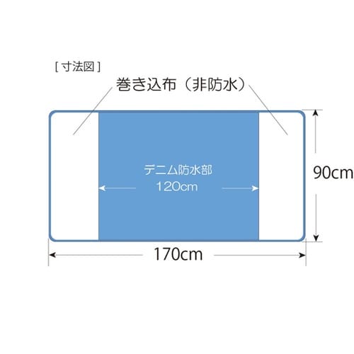 あんしん耐久デニム防水シーツ MT−70
