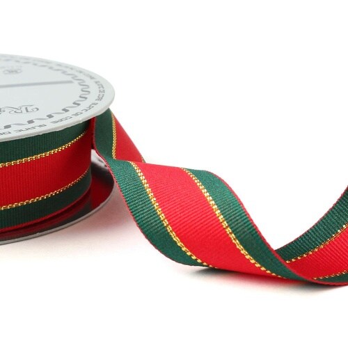 クリスマスリボン 24mm×15m巻 K