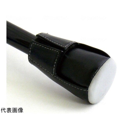 ふくよく 杖先エチケットカバー ブラック