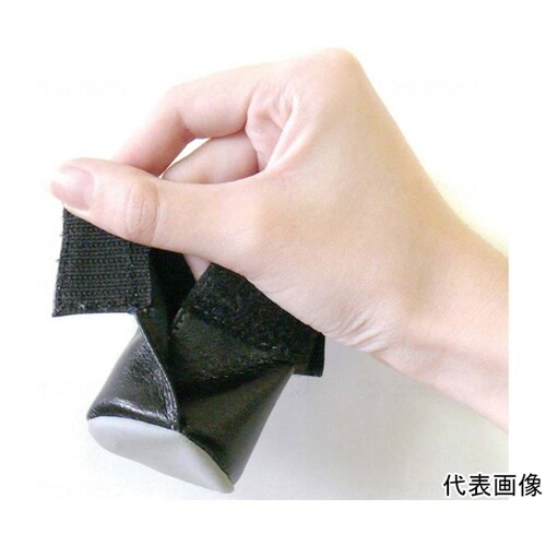 ふくよく 杖先エチケットカバー ブラック