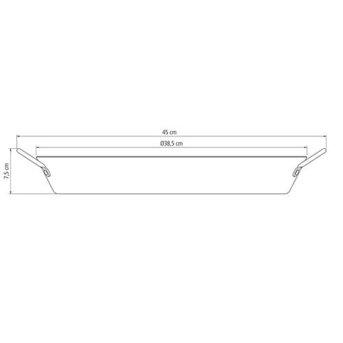 パエリア鍋 38cm ナポリ 20125