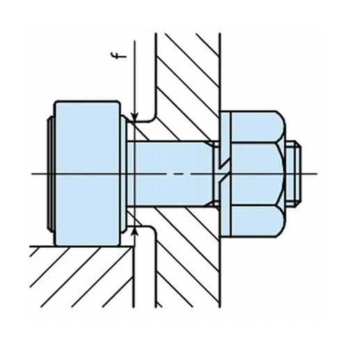 スラストワッシャ付カムフォロア CF−W
