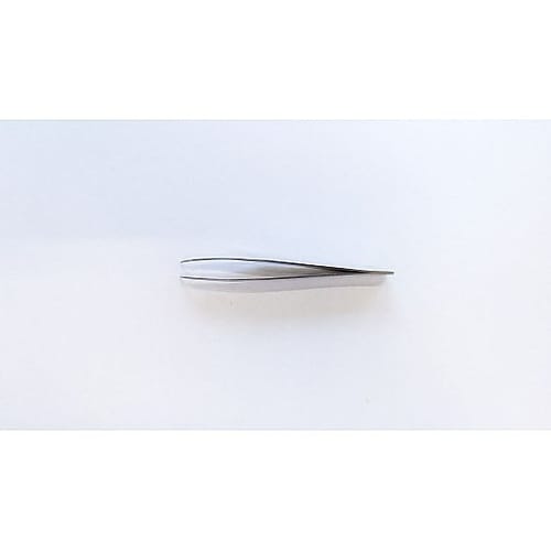 ステンAAピンセット 先曲 125mm