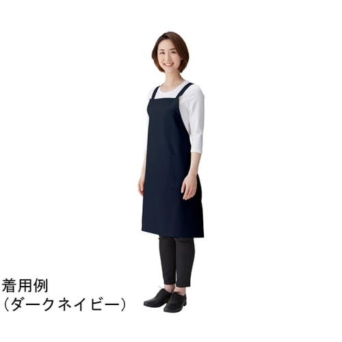 胸当てエプロン タスキ ブラック フリー