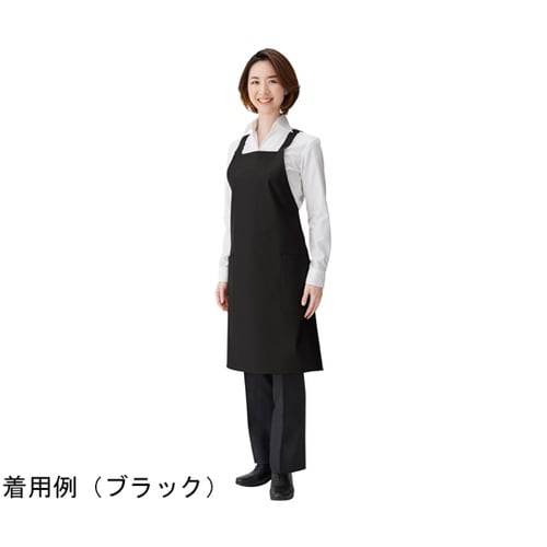 胸当てエプロン タスキ グリーン フリー