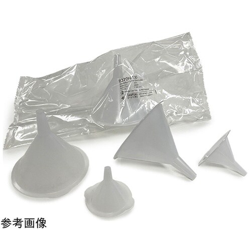 個装ディスポ 液体用漏斗 非滅菌 白色