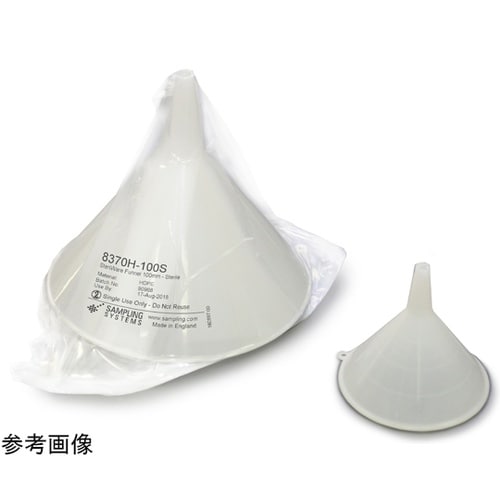 個装ディスポ 液体用漏斗 非滅菌 白色