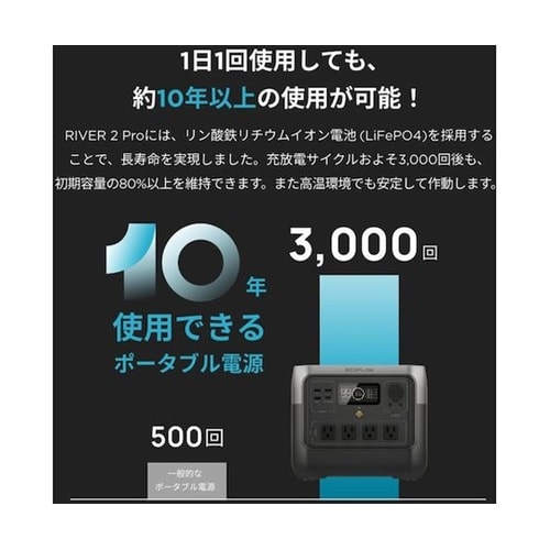 ポータブル電源 RIVER2 Pro Z