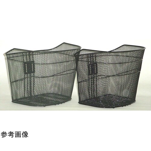 自転車メッシュ前カゴ ダークグレー 1個