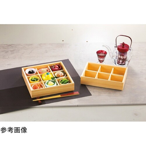 白木遊彩箱(九ツ仕切) 27023