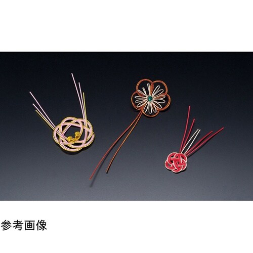 プチ祝い水引 あわじ結び(赤) (100