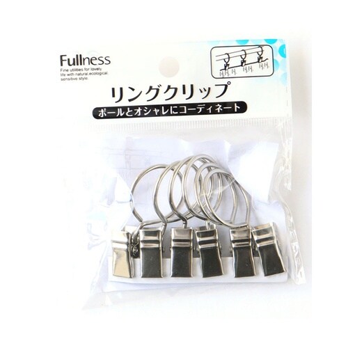 リングクリップ ポール対応 シルバー 1