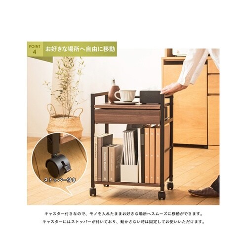 引き出し付きサイドワゴン IWT−210