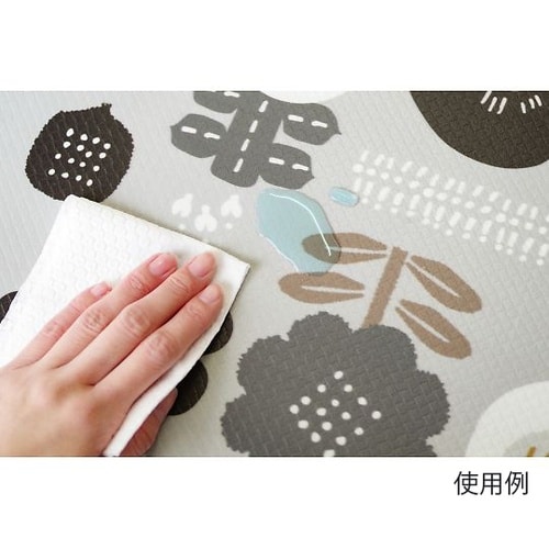 トイレマット 拭ける 55×60cm ス