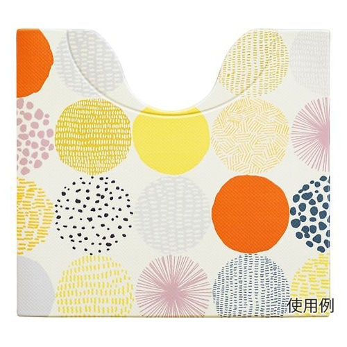 トイレマット 拭ける 55×60cm ス