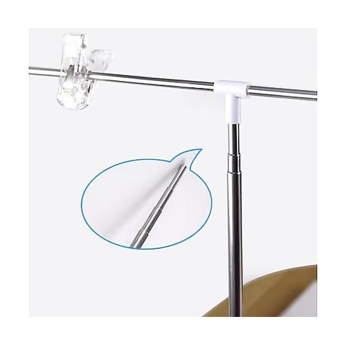 ステンレス伸縮POPスタンド 1セット(