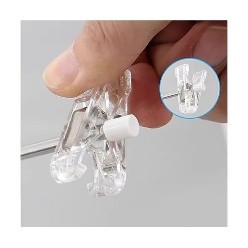 ステンレス伸縮POPスタンド 1セット(