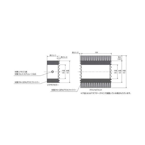 バーテック ロールブラシ ロジスブラック