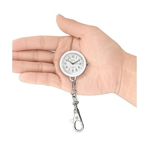 キーホルダーウォッチ(蓄光仕様) ホワイ