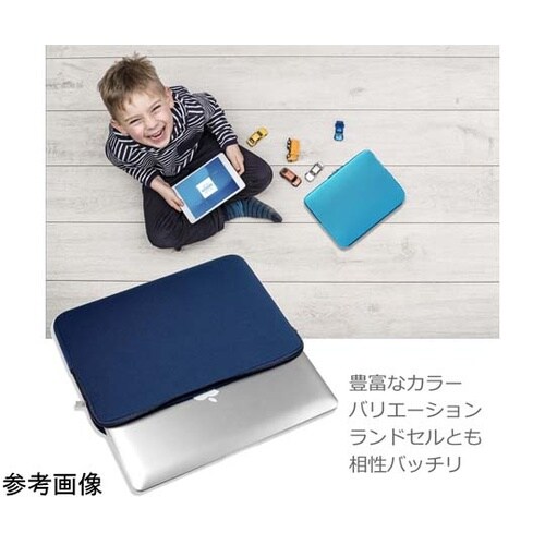 パソコンケース 軽量 クッション ネイビ