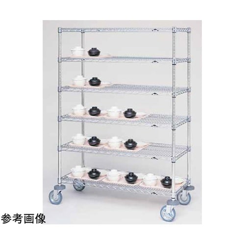 配膳カート ワイヤーシェルフ6段 奥行6