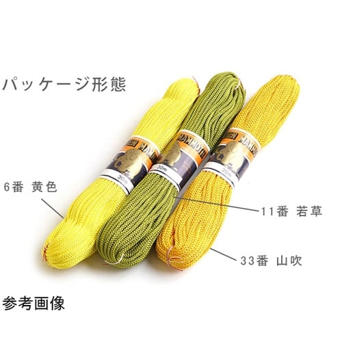 江戸打ち紐 細 30m巻き こげ茶 ED