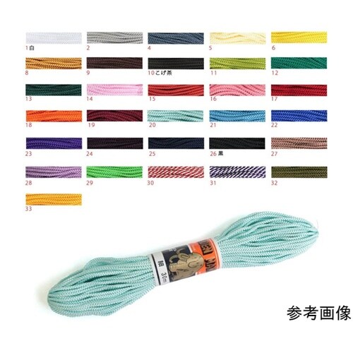 江戸打ち紐 細 30m巻き 山吹色 ED