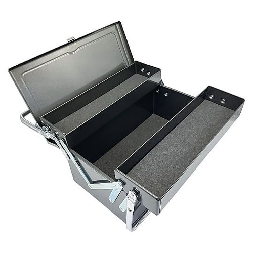 高品質 スチール製両開きツールボックス