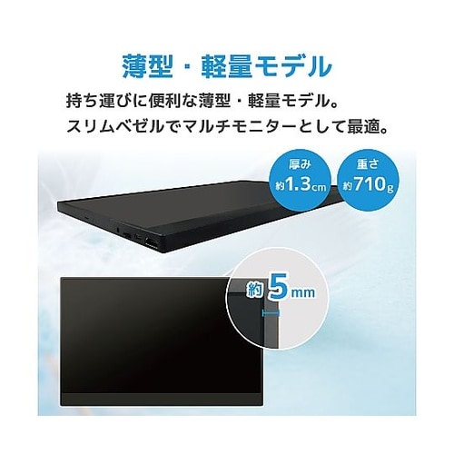 16インチ液晶モバイルモニター 解像度1