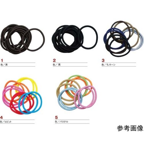 ヘアゴム リングゴム 太 10本入 φ4
