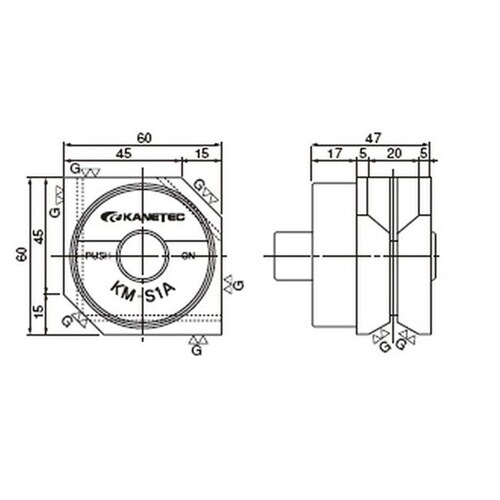 マグネット6角ホルダ KM−S1A