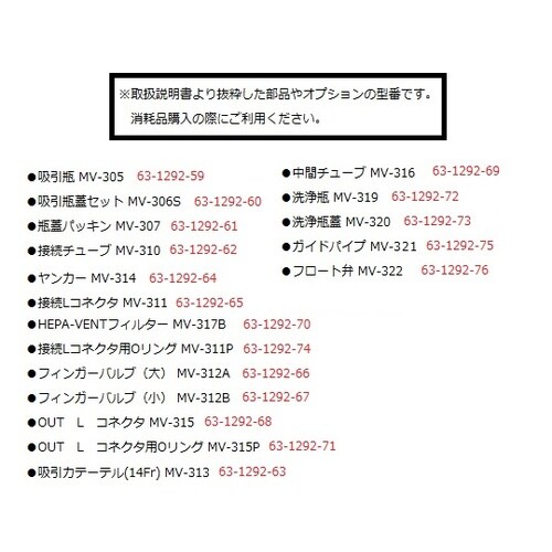 医≫MV−30B 電動吸引器