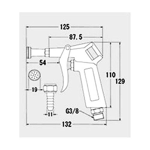 1.3mm×12穴 スパウトガン(オイル