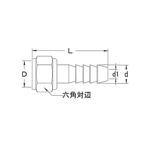 G 3/8”x11.0mm 雌ねじステム